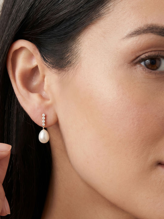 Kiriakos Gofas 14K Gold Ohrringe mit Steinen & Perlen