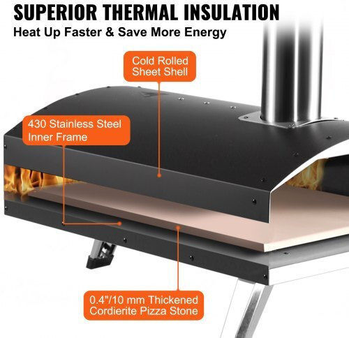 Vevor Wood Pizza Oven