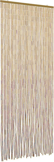 vidaXL Bamboo Door Curtain Multicoloured 90x200cm 42030045