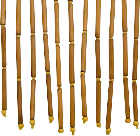 vidaXL Bamboo Door Curtain Multicoloured 90x200cm 42030045