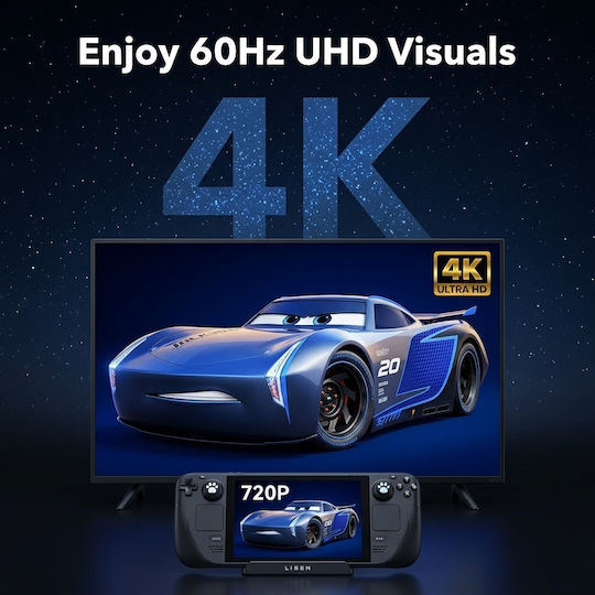 Lenovo Βάση Φόρτισης Steam Deck / Asus ROG Ally Γκρι KX-V262A