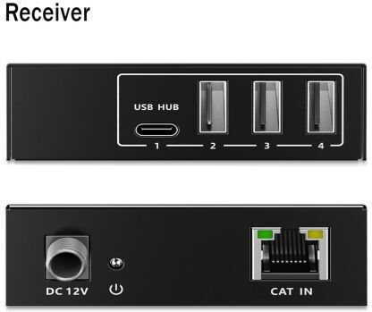 Digitus 556656 USB Netzwerkadapter USB-C mit Verkabelter Ethernet-Verbindung