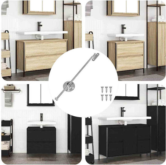 Υδραυλικός Στρόφος 439 Pcs Ασημί Σίδερο Ασήμι 864626