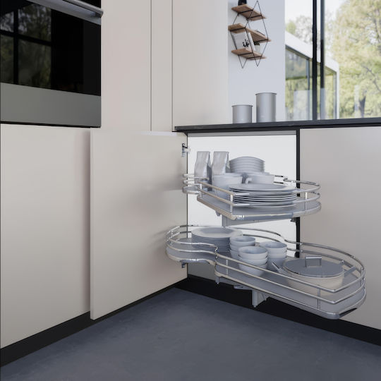 Kitchen Mechanism Blind Corner Cupboard Fasoli Inoxa Combis 846be Door 60e