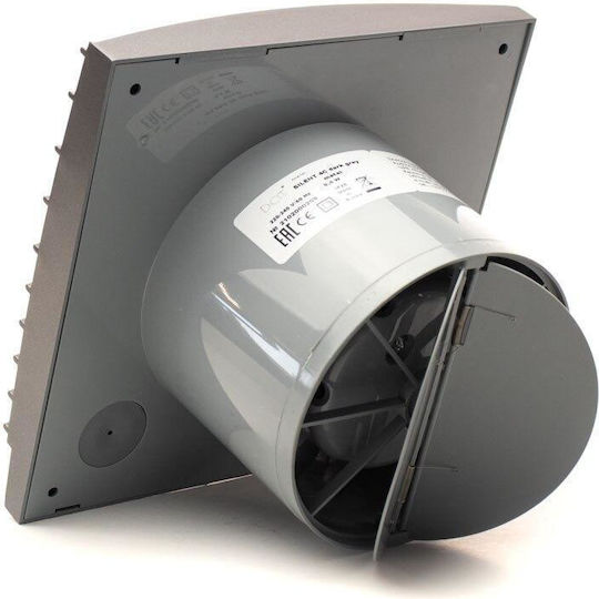 Ecovent Епитихиен Вентилатор За Баня 125mm Сив