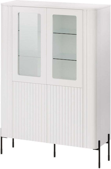 Vera Επιδαπέδια Βιτρίνα με Τζάμι 110x40x160cm Vera Επιδαπέδια Βιτρίνα με Τζάμι 110x40x160cm