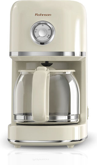Rohnson Καφετιέρα Φίλτρου 900W Caramel