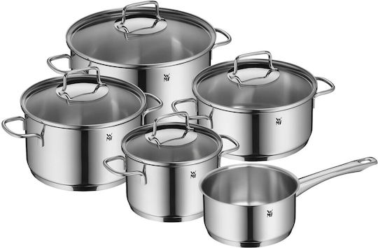 WMF Astoria Rostfreier Stahl Kochgeschirr-Set aus 5 Teilen