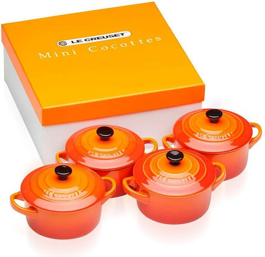 Le Creuset Ofenrot Gusseisen Töpfe Set 4-teilig