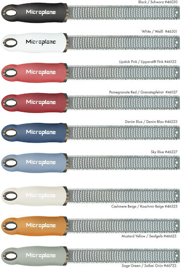 Microplane Premium Classic Citrus Fruits Grater Made of Stainless Steel Ochre 30x3.5x2.5cm