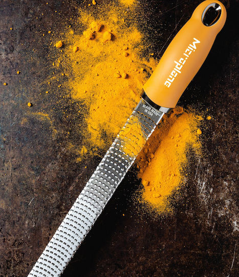 Microplane Premium Classic Citrus Fruits Grater Made of Stainless Steel Ochre 30x3.5x2.5cm