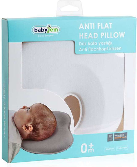 Baby Jem Бебешка възглавница за сън Бял