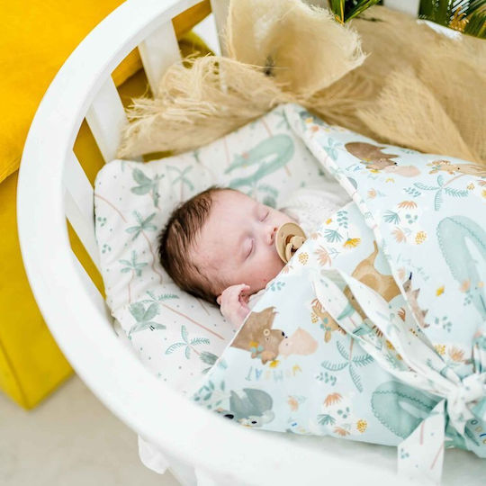 La Millou Βρεφικό Μαξιλάρι Φωλιά Boho Coco Πράσινο 75x75εκ.