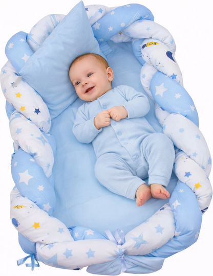 Kamtex Baby Pernă pentru bebeluși în formă de cuib Ciel 45x70buc Kamtex Baby Pernă pentru bebeluși în formă de cuib Ciel 45x70buc
