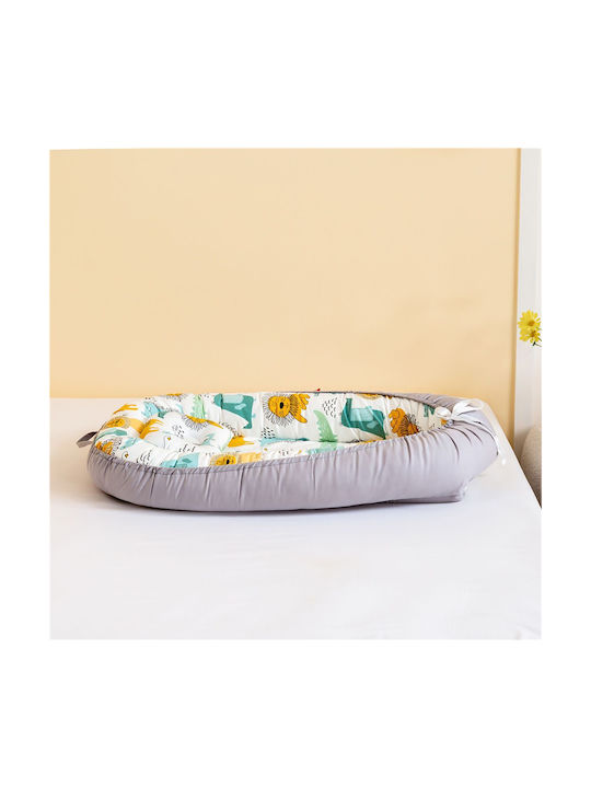 Beauty Home Βρεφικό Μαξιλάρι Φωλιά Μπεζ 53x88εκ.