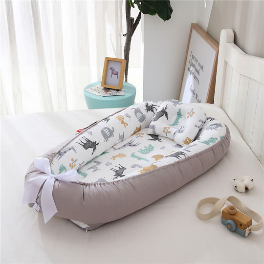 Beauty Home Бебешка възглавница-гнездо Beige 53x88бр