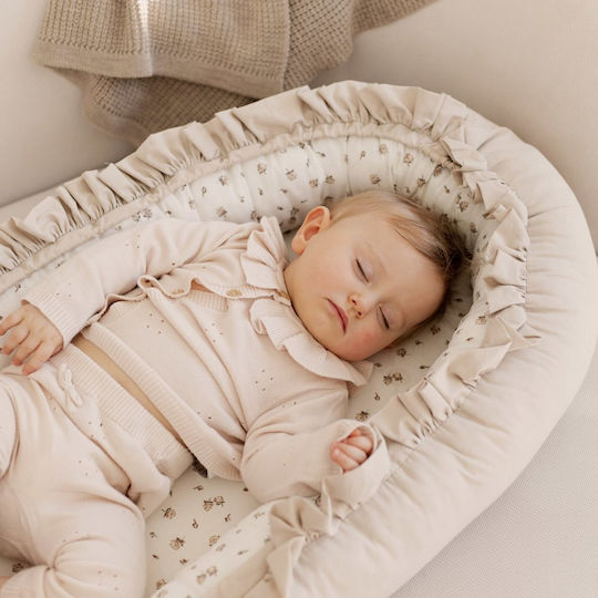 Sensillo Baby Nest Pillow Rose Beige 45x80cm