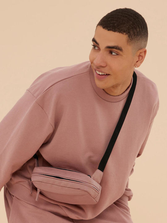 Geantă de Umăr / Tip Crossbody Roz pentru Bărbați