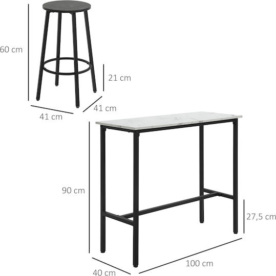 Esszimmer 3Stück 100x40cm