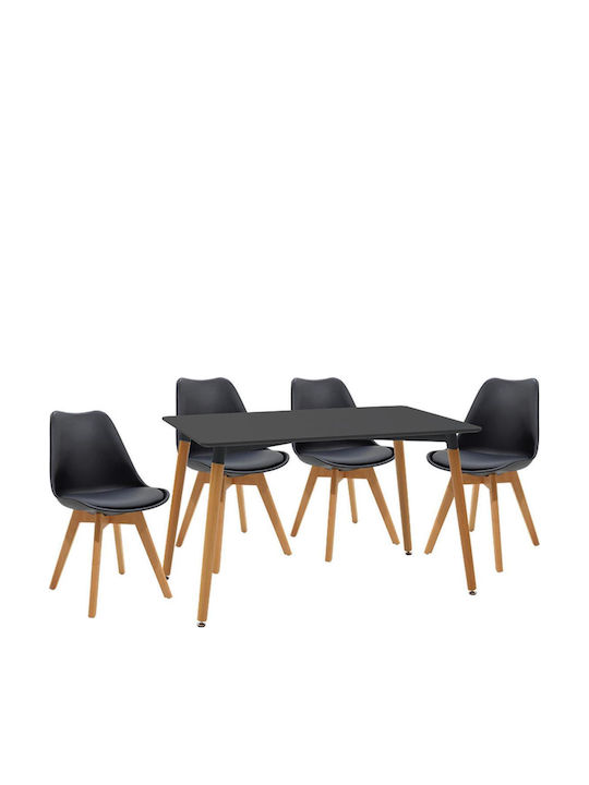 Dining Room Natali-Gaston 5pcs 120x80cm