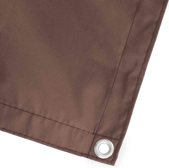 vidaXL Schatten-Teiler Braun mit PU-Beschichtung 1,8x4m 160g/m²
