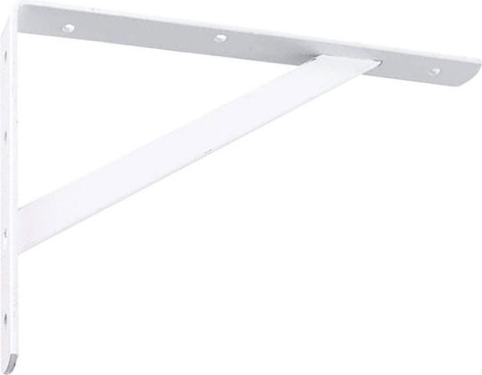 Γ-Γ306 PG Heavy-Duty Metallic Corner Shelf White 400x275mm 306
