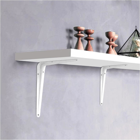 Element Heavy-Duty Metallic Corner Shelf White 200x150mm 580102.0008