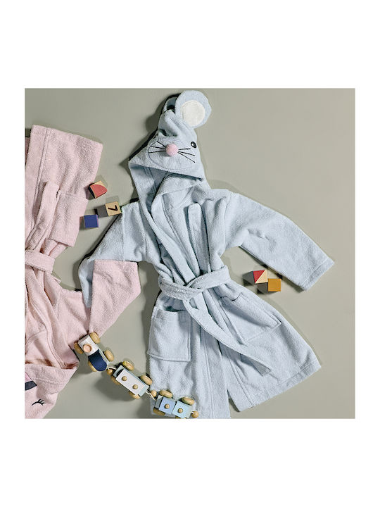 Kentia Kids Hooded Bathrobe Hummy Gray