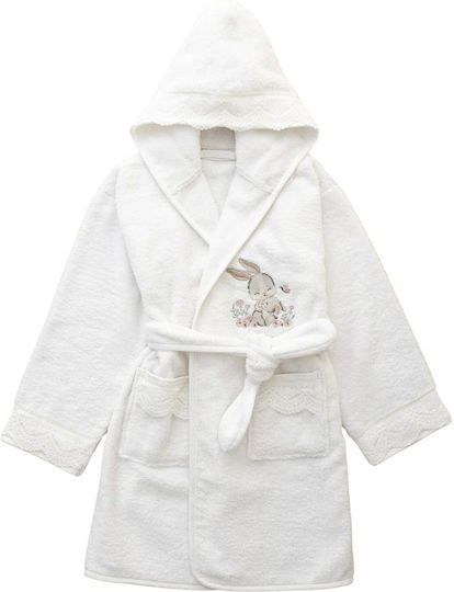 Nima Kids Bathrobe White with Hood Nima Kids Bathrobe White with Hood