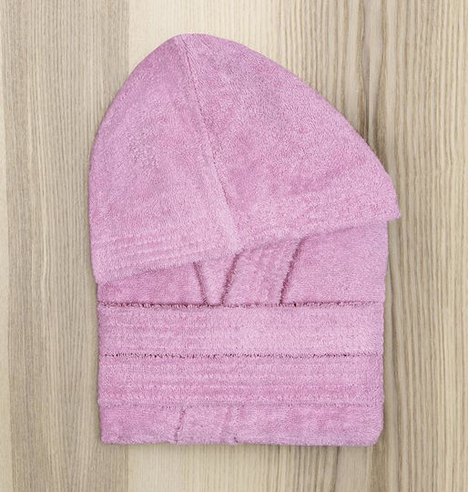 Nima Детски халат Wizard Super Pink с качулка
