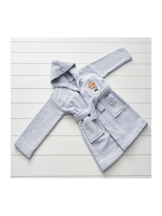 Vesta Home Παιδικό Μπουρνούζι Grey με Κουκούλα