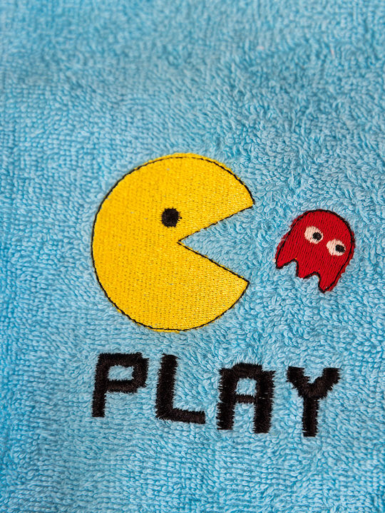 Palamaiki Kids Hooded Bathrobe Aqua