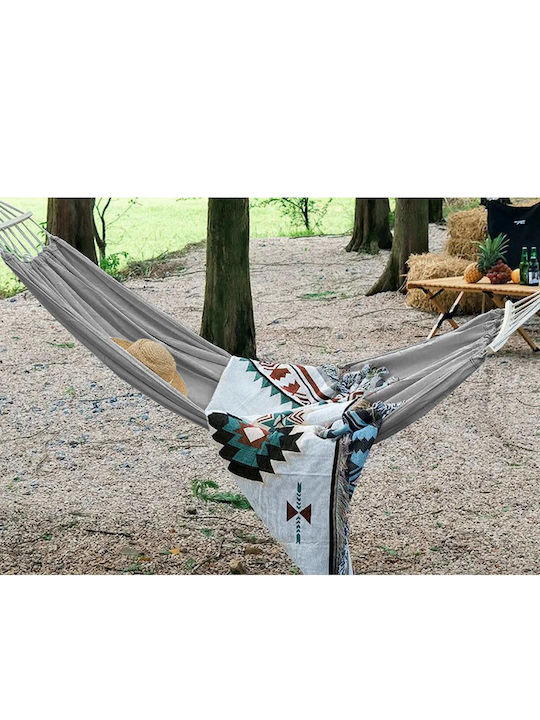 Double Hammock Gray 200x150cm