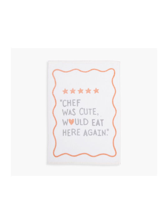 Nef-Nef Homeware Chef Чаена Кърпа от 100% Памук в Лилав Цвят 40x60cm