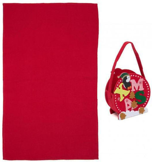 Heinner Towel from 100% Cotton in Red Color 38x64cm