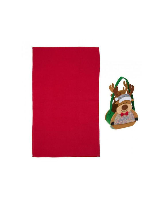 Heinner Deer Handtuch aus 100% Baumwolle in Rot Farbe 38x64cm