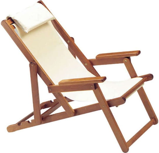Zita Plus Torino Rahmen Für Regiestuhl Hölzernes 97x64x81cm Beige