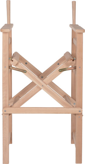 HomeMarkt Palmer Skeleton for Director's Chair Wooden 57x57x117cm Brown