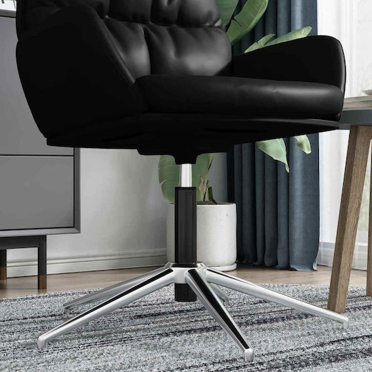 vidaXL Sitzmöbel für Bürostuhl 5x5x47cm Schwarzes