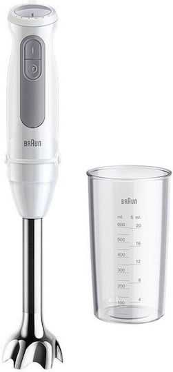 Braun MultiQuick 5 Hand Blender with Inox Rod 1000W White