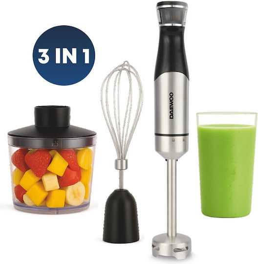 Daewoo Handmixer mit Inox-Stab 1000W Schwarzes