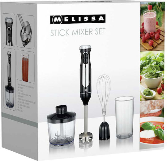 Melissa Ραβδομπλέντερ με Ανοξείδωτη Ράβδο 600W Μαύρο