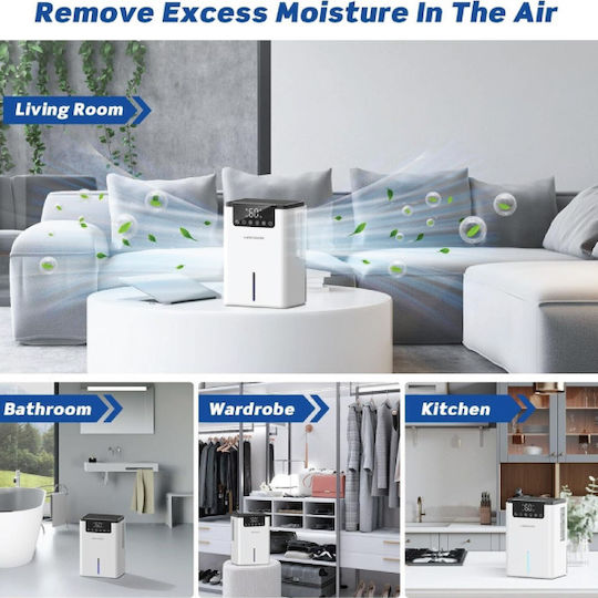 Homeone Polo-Imore Thermoelectric (Peltier) Dehumidifier 0.8lt