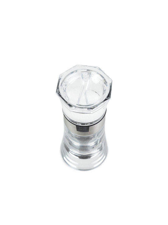 Peugeot Oslo Manual 2 in 1 Plastic Spice Mill 13cm Transparent