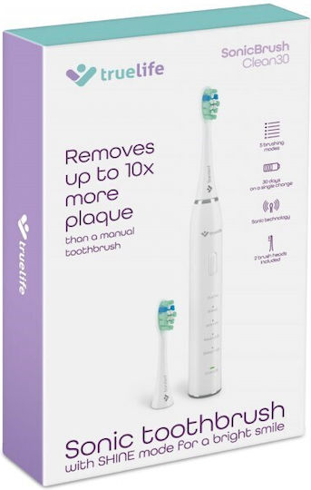 TrueLife Sonicbrush Electric Toothbrush With White Travel Case
