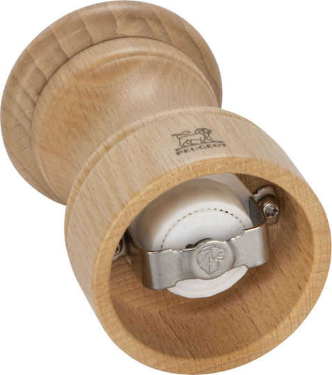 Peugeot Bistro Manual Wooden Spice Mill Set 10cm Chocolate - Natural 2pcs