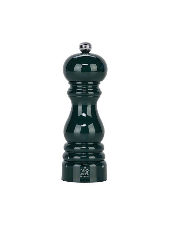 Peugeot Manual Salt Mill Wooden in Green Colour 18cm