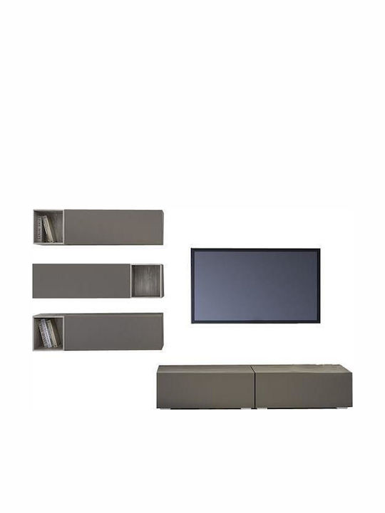Smart No 7C Living Room TV Unit Gray L338xW45xH150cm