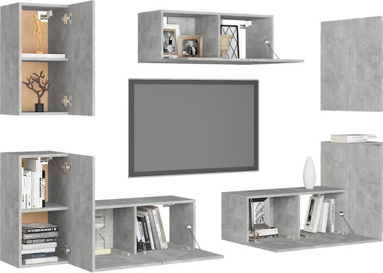 Living Room TV Unit Gray Living Room TV Unit Gray