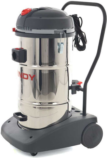 Lavor Windy 365 IR Nass-Trocken Staubsauger 3600W mit Edelstahl Behälter 8lt